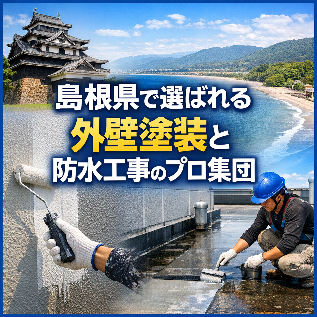 島根県で選ばれる外壁塗装と防水工事のプロ集団