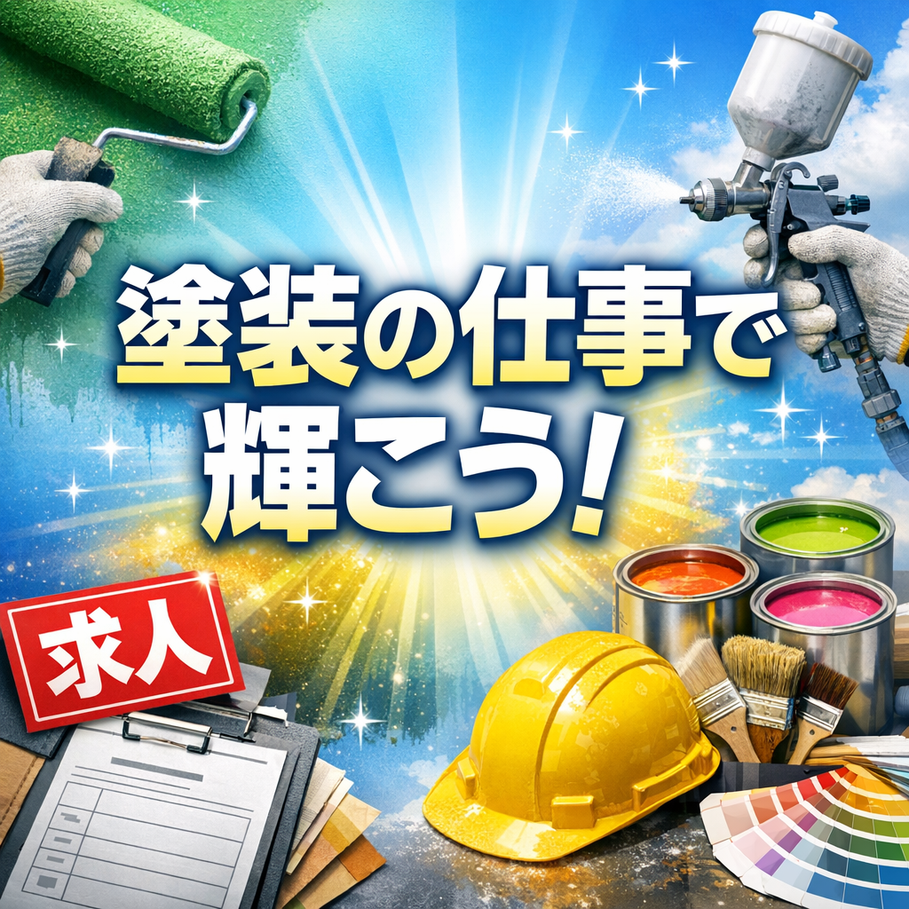 塗装の仕事で輝こう！求人募集の最新トピックス